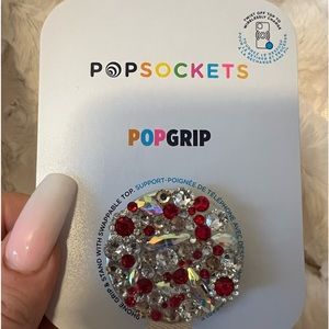 Chunky jewel rhinestone popsocket